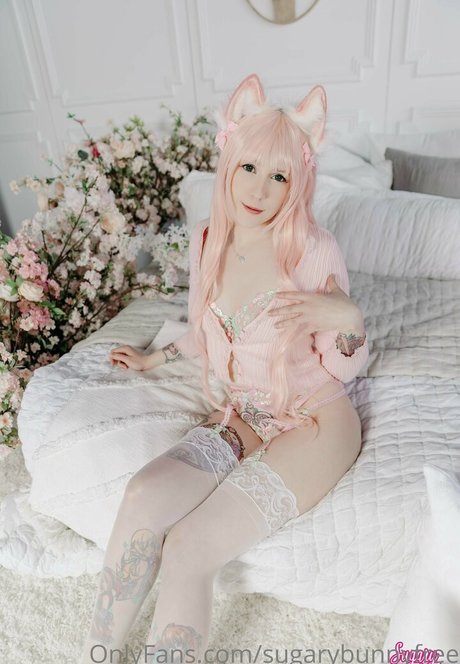 Naakte gelekte OnlyFans-foto van Sugarybunnyfree