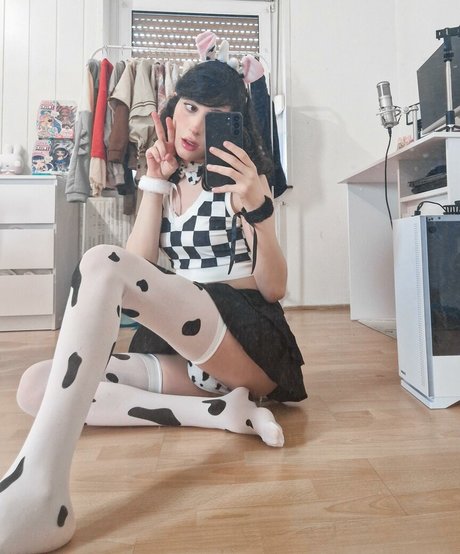 Naakte gelekte OnlyFans-foto van Puruchuu