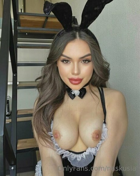 Naakte gelekte OnlyFans-foto van Naskusia