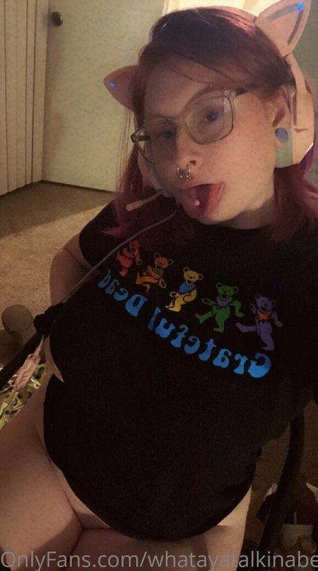 Naakte gelekte OnlyFans-foto van Whatayatalkinabeet