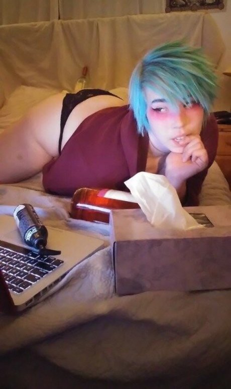 Naakte gelekte OnlyFans-foto van Cumrabbitcum