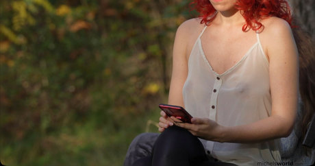 Naakte gelekte OnlyFans-foto van Michels World