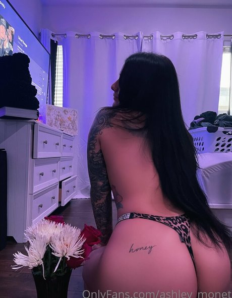Naakte gelekte OnlyFans-foto van Ashley Monet