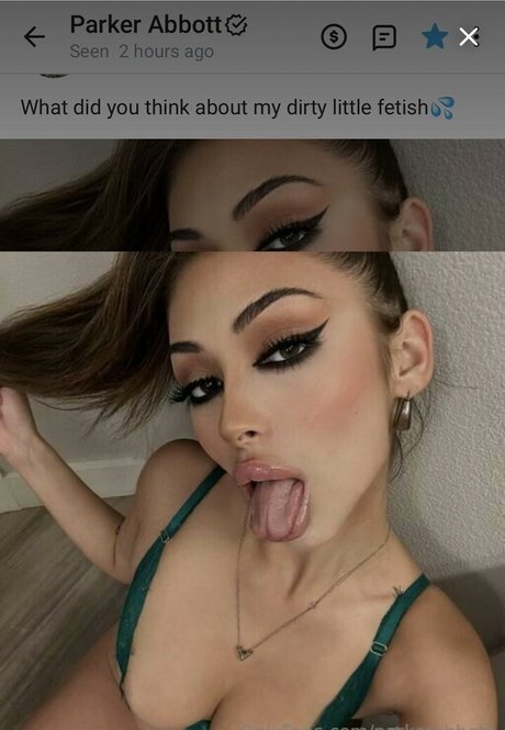 Naakte gelekte OnlyFans-foto van Parker Abbott