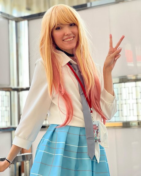 Naakte gelekte OnlyFans-foto van Strawberry Girl Kairi
