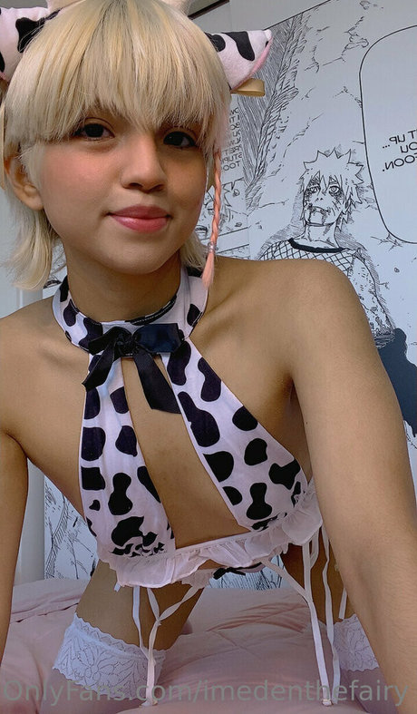 Naakte gelekte OnlyFans-foto van Imedenthefairy