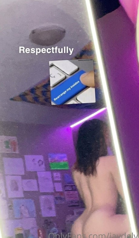 Naakte gelekte OnlyFans-foto van Jaydelv