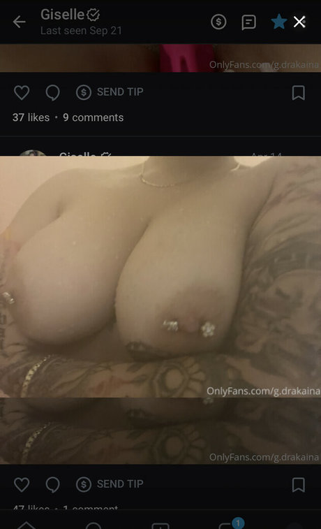 Naakte gelekte OnlyFans-foto van Gdrakaina