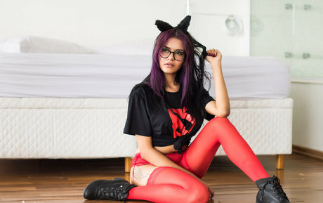 Naakte gelekte OnlyFans-foto van Luna Wolfy