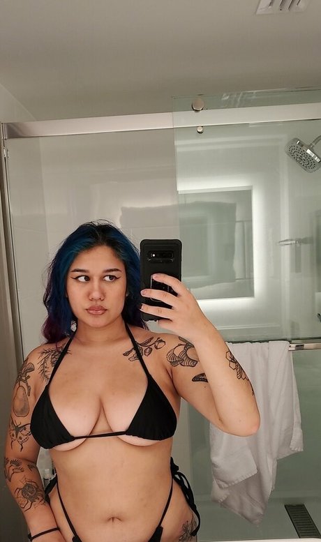 Naakte gelekte OnlyFans-foto van Marymanlet