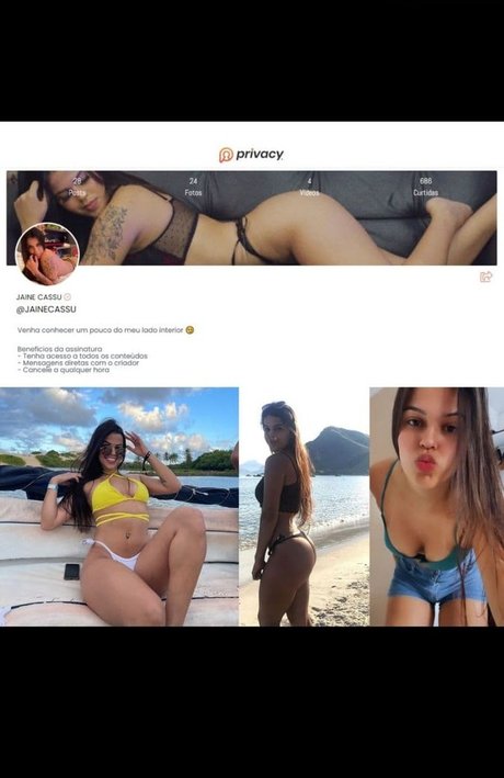 Naakte gelekte OnlyFans-foto van Jaine Cassu