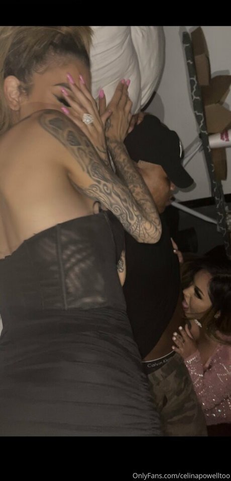 Naakte gelekte OnlyFans-foto van Celinapowelltoo