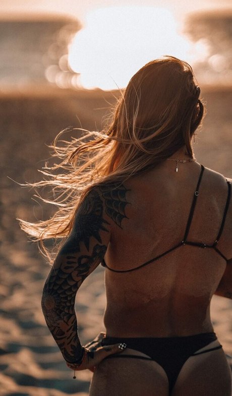 Naakte gelekte OnlyFans-foto van Celia Gabbiani