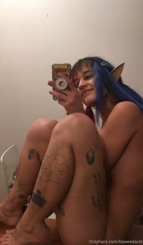 Naakte gelekte OnlyFans-foto van Liqweedacid
