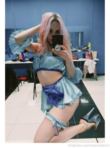 Naakte gelekte OnlyFans-foto van Marinalee12
